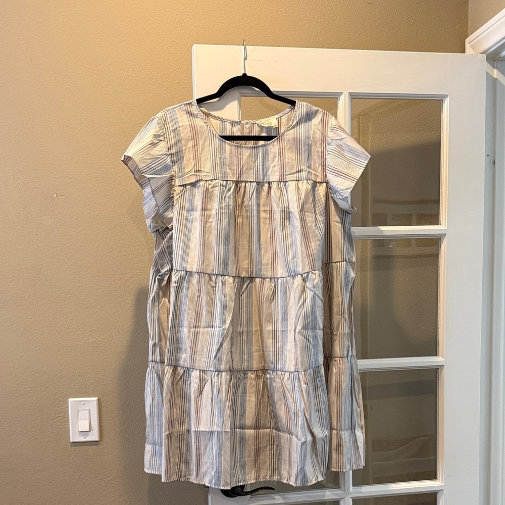 Striped Midi Dress